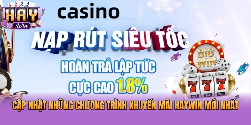 Cập nhật những chương trình khuyến mãi Haywin mới nhất